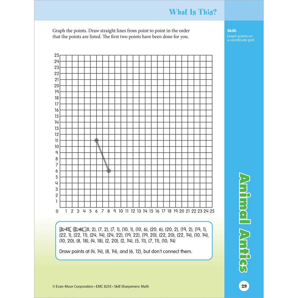 Skill Sharpeners: Math Workbook Grade 5 Paperback