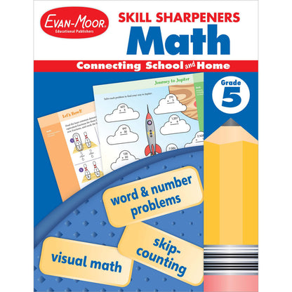Skill Sharpeners: Math Workbook Grade 5 Paperback