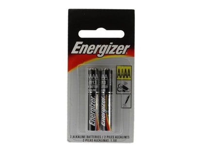 Energizer E96-BP-2 AAAA 1.5V Alkaline Button Top Battery - 2 Piece Retail Card