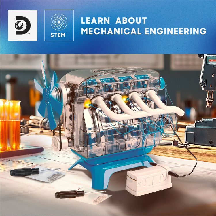 Discovery #Mindblown Model Engine STEM Science Kit