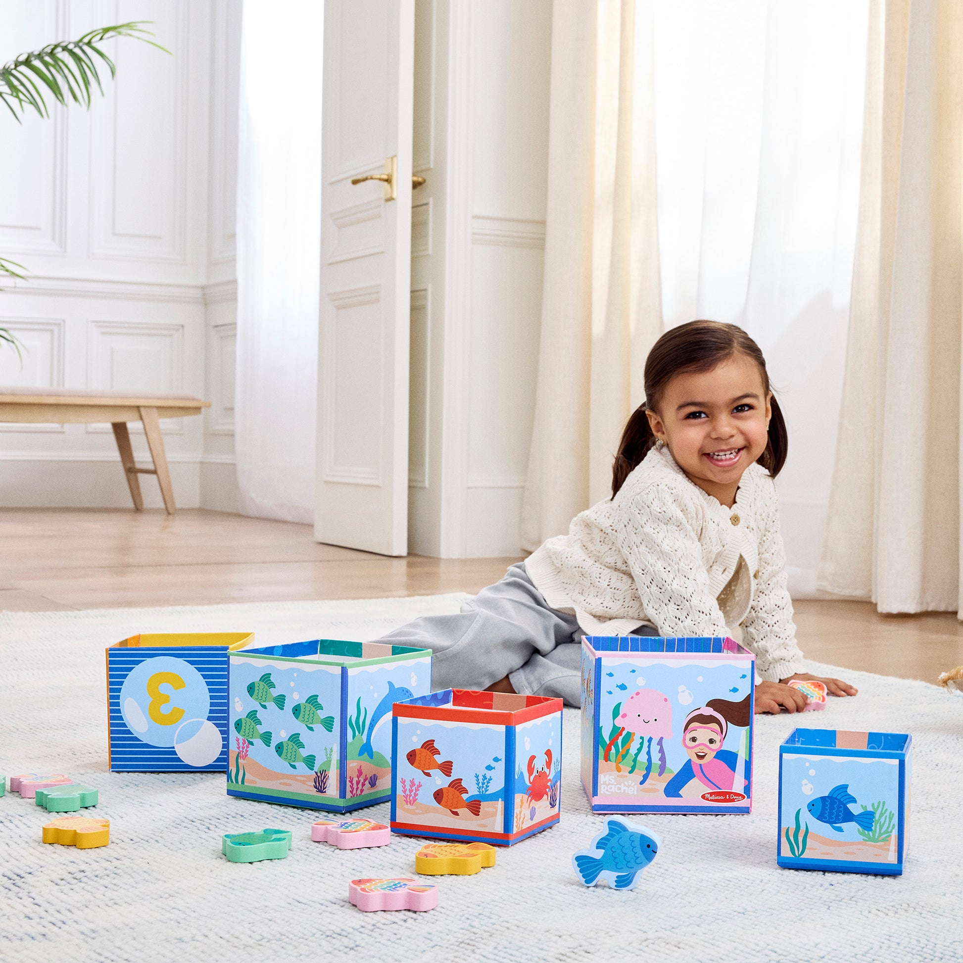 Ms. Rachel Sort & Count Nesting Blocks
