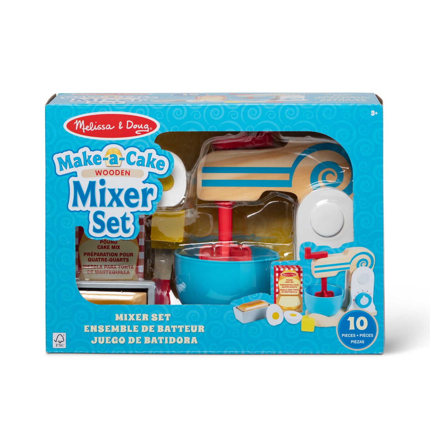 Make-a-Cake Wooden Mixer Set