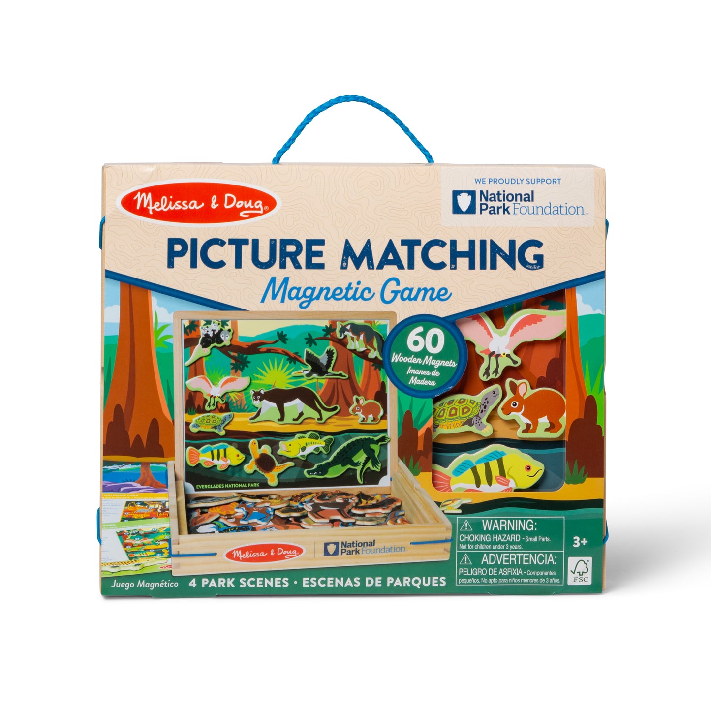National Parks Picture Matching Magnetic Game