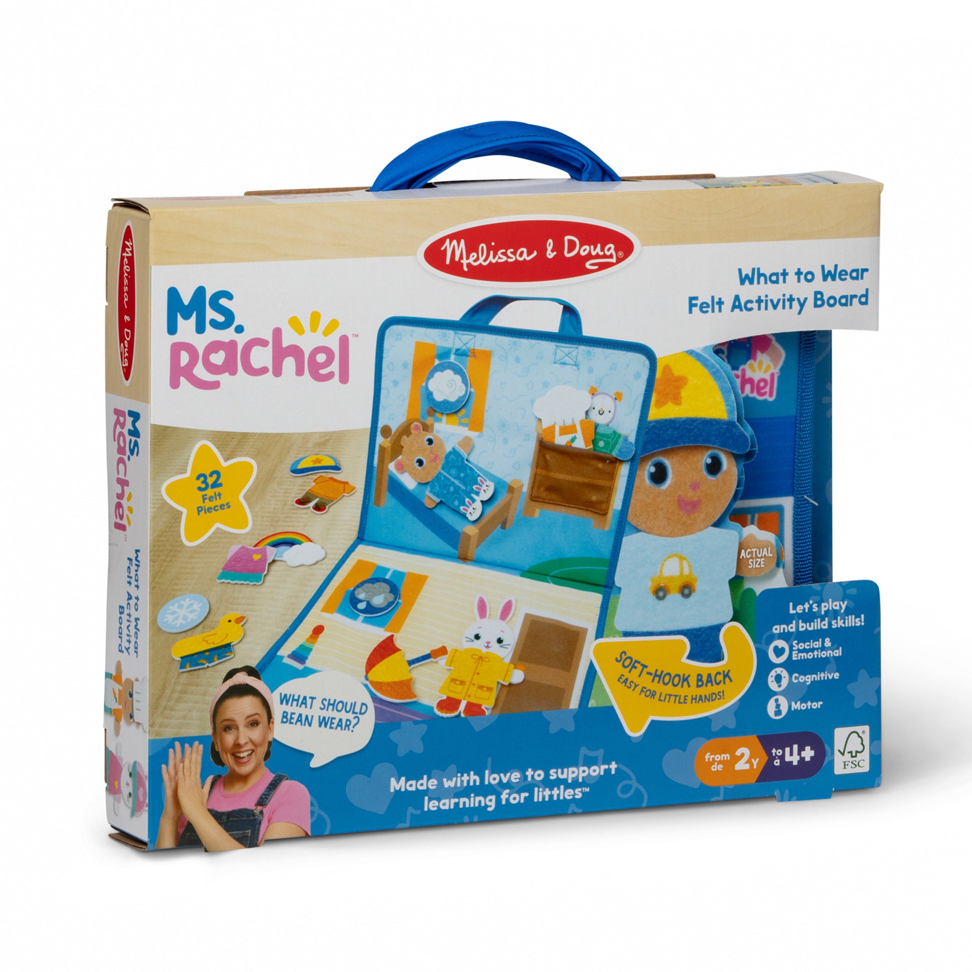 Ms. Rachel What to Wear Felt Activity Board