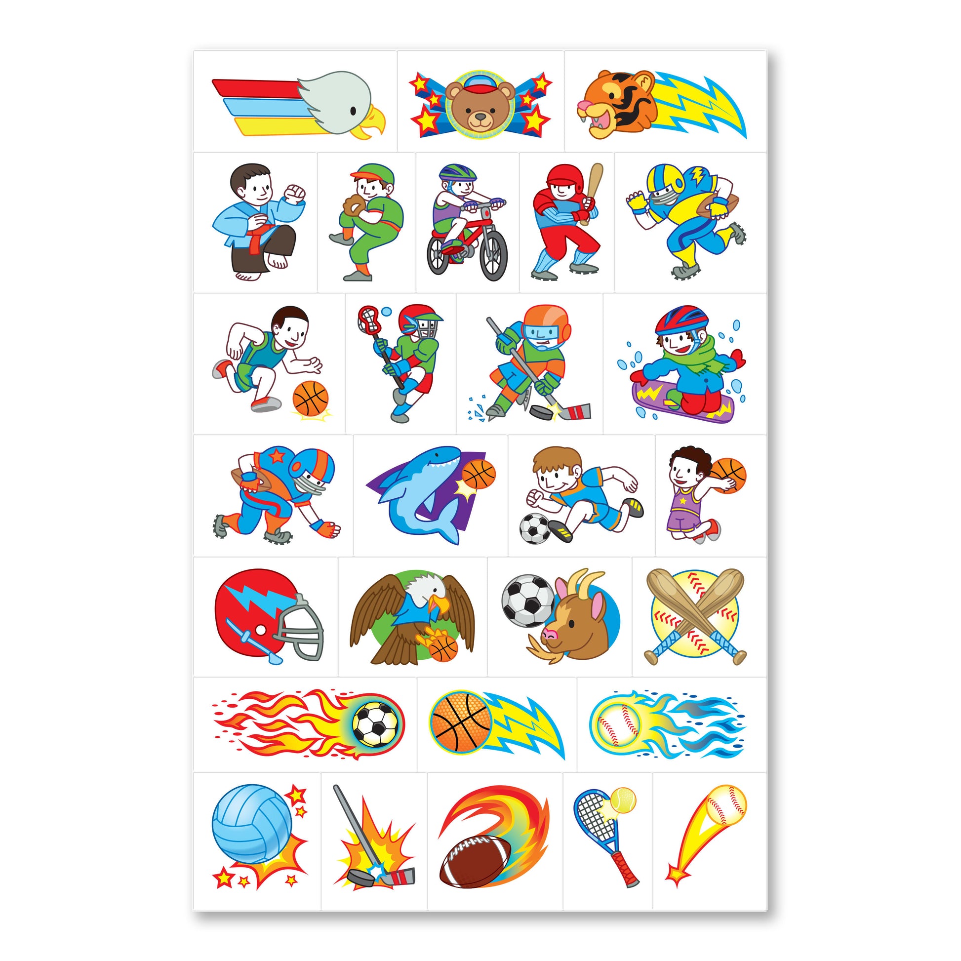 My First Temporary Tattoos: 100+ Kid-Friendly Tattoos - Adventure, Creatures, Sports, and More