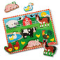 Farm Peg Puzzle - 8 Pieces