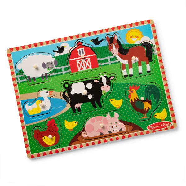 Farm Peg Puzzle - 8 Pieces