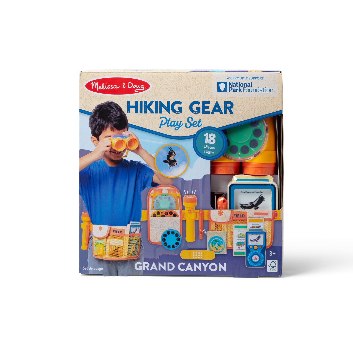 Grand Canyon National Park Hiking Gear Play Set