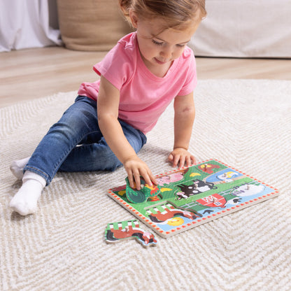 Farm Peg Puzzle - 8 Pieces