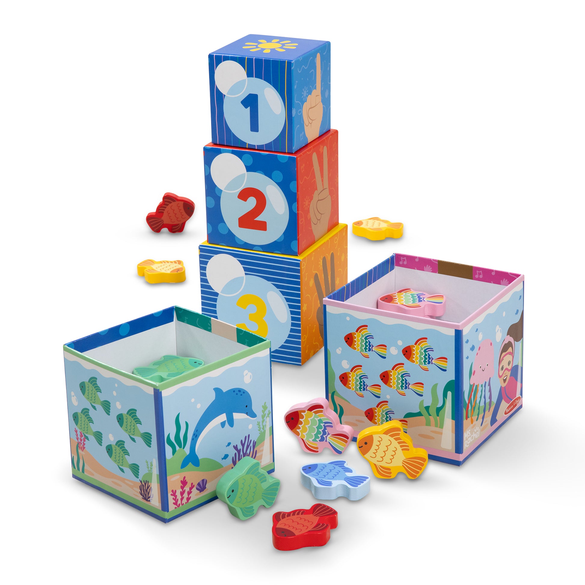 Ms. Rachel Sort & Count Nesting Blocks