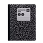 Pen+Gear 80 Sheets Marble Composition Book, 9.75 x 7.5 Wide Ruled [6809]