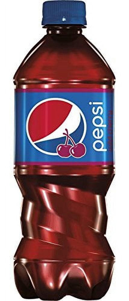 Pepsi Wild Cherry 20 oz Soda Bottles (Pack of 24)