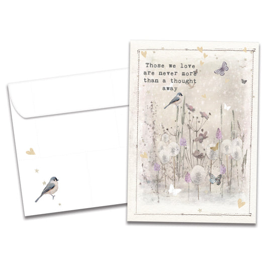 Just a Thought Away Sympathy Greeting Card [17911]