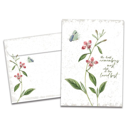 The Heart Remembers Sympathy Greeting Card [19997]