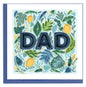 Quilled Botanical DAD Greeting Card