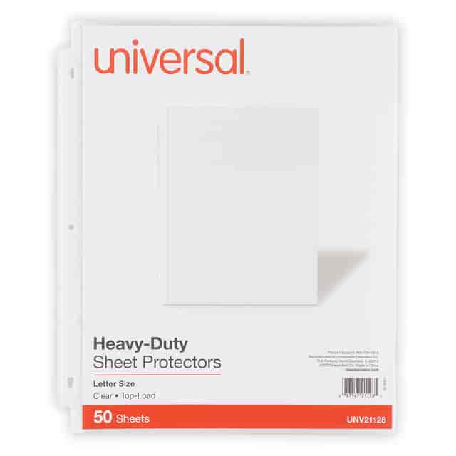 Sheet Protectors Top-Loading 50 Pack [UNV21128]