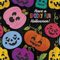 Colorful Jack-O-Lanterns Halloween Greeting Card [HAT40145001]