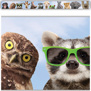 Go Wild Animals Straight Border Trim [TCR6848]