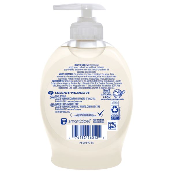 Softsoap Antibacterial Liquid Hand Soap Pump Bottles, Soothing Aloe Vera, 7.5 Oz, Pack Of 6 Bottles