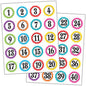 Polka Dots Numbers Stickers [TCR3567]