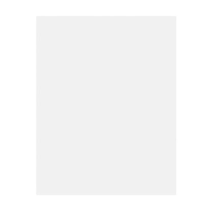 Pacon Peacock Railroad Board, 22" x 28", 4-Ply, White, Carton Of 100 Sheets, PAC104225