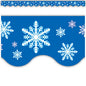 Snowflakes Scalloped Border Trim [TCR4139]