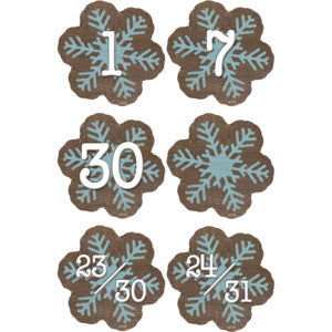 Home Sweet Classroom Snowflakes Calendar Days [TCR8548]