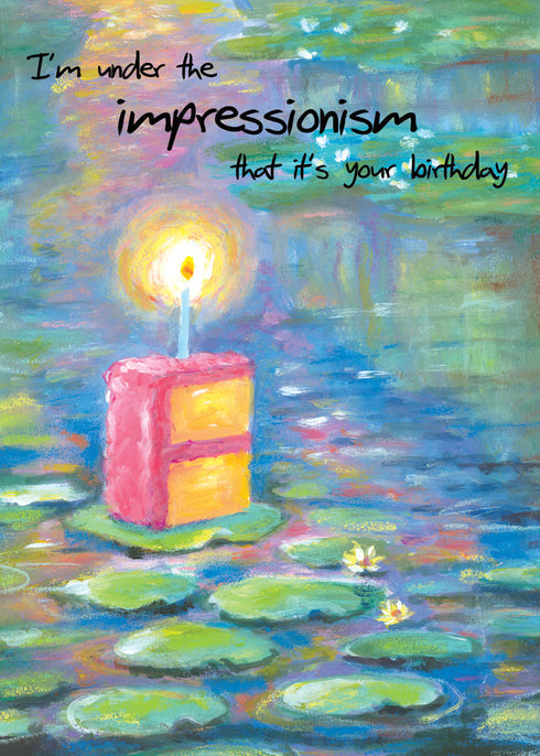 Under Impression Birthday Greeting Card [2374BD]