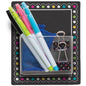 Clingy Thingies Chalkboard Brights Storage Pocket [TCR77377]