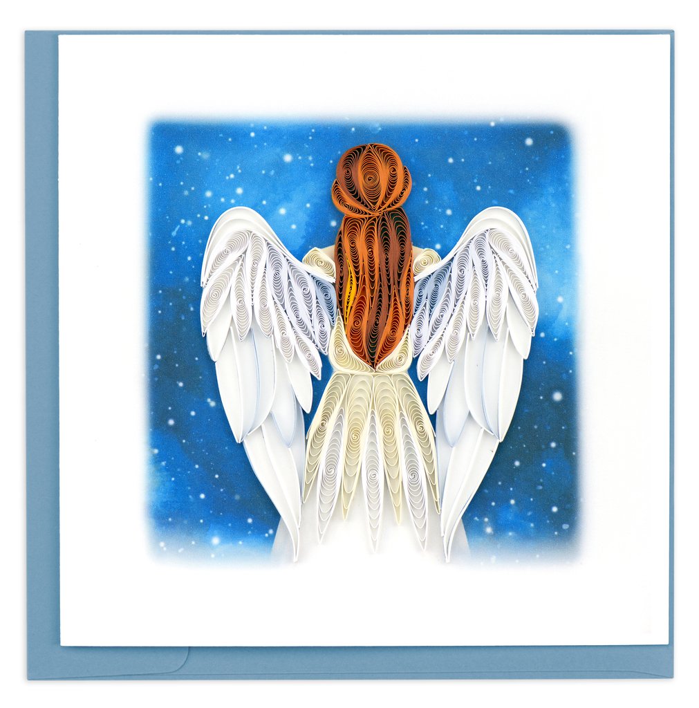 Quilled Angel Greeting Card [BL910]