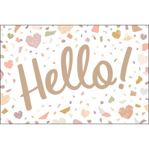 Terrazzo Tones Hello Postcards [TCR7224]
