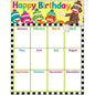 Birthday Sock Monkeys Learning Chart 17x22 [T38471]