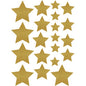 Gold Shimmer Stars Accents - Assorted Sizes [TCR8868]