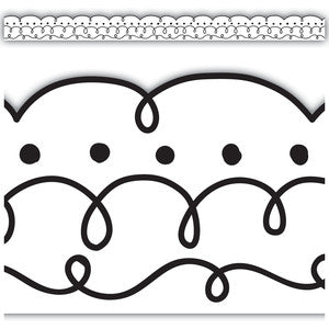 Squiggles and Dots Die-Cut Border Trim [TCR8340]