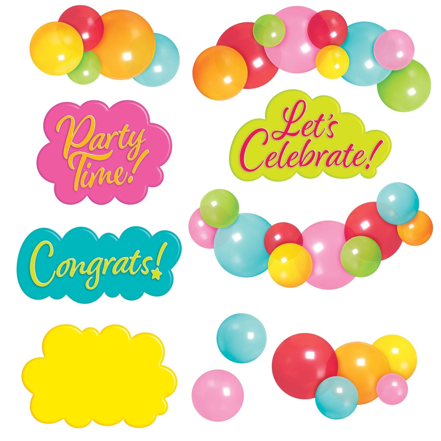 Let's Celebrate Wipe-Off Learning Set [T19006]