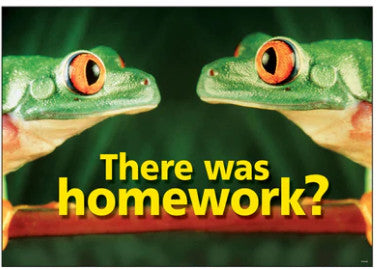 There was homework? ARGUS Poster [TA67119]