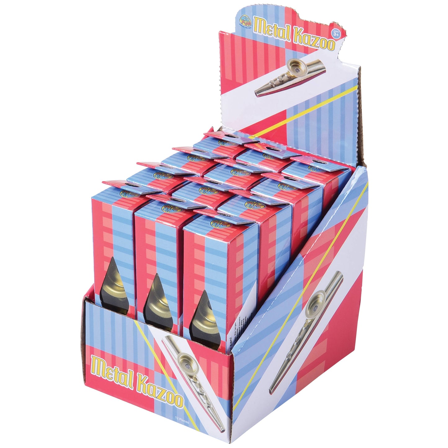 Metal Kazoo 12-unit Display