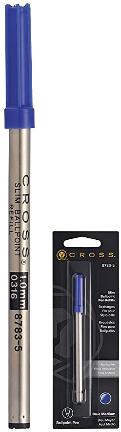 Cross Slim Ballpoint Pen Refill - Blue - Single Pack [CRO87835]