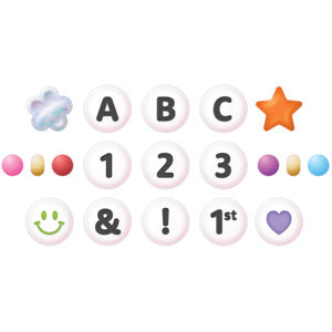 Friendship Beads Circle Letters [TCR6622]