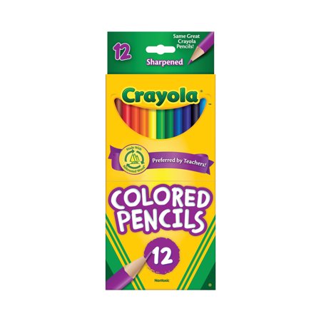 Crayola Pre Sharpened Colored Pencils 12 Pieces [BIN4012]