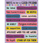 Oh Happy Day Ways to be a Good Friend Chart 17x22 [TCR7450]
