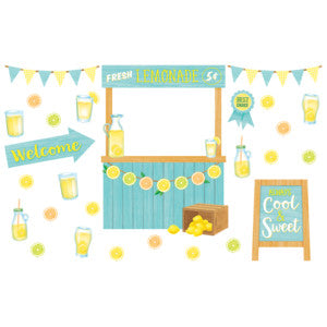 Lemon Zest Lemonade Stand Bulletin Board Set [TCR8491]