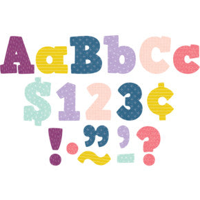 Oh Happy Day Bold Block 4" Letters Combo Pack [TCR9037]