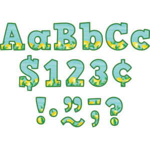 Lemon Zest Bold Block 4" Letters Combo Pack [TCR8497]