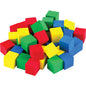 STEM Basics: Multicolor 3/4" Foam Cubes - 40 Count [TCR20938]