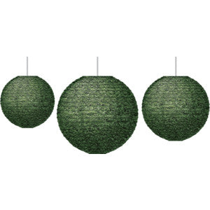 Hanging Paper Lanterns - Boxwood [TCR77504]