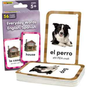 Everyday Words English/Spanish Flash Cards [TCR62073]