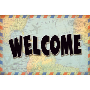 Travel the Map Welcome Postcards [TCR8565]