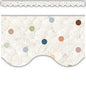 Everyone is Welcome Dots Scalloped Border Trim [TCR7158]