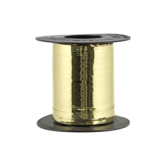 Gold Shimmer Ribbon for Balloons 3/16" Curling Ribbon 500 Yards [NB115]